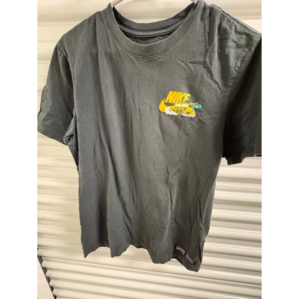 Nike NYC Cabbie Fare Graphic T-Shirt Mens Medium Black New York City‎ Taxi Tee